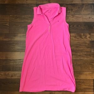 Hot Pink Polo Dress